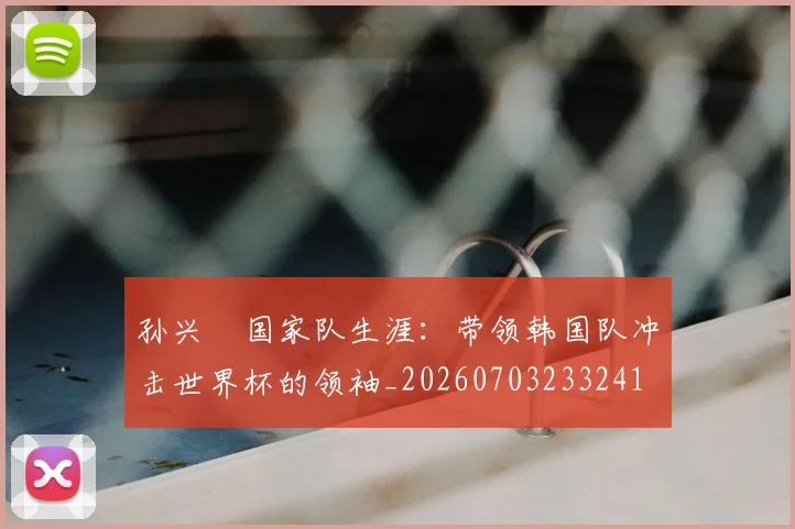 孙兴慜国家队生涯：带领韩国队冲击世界杯的领袖_20260703233241